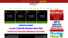 What Monitorminor.net website looked like in 2018 (5 years ago)