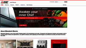 What Mitsubishi-electric.com.au website looked like in 2018 (5 years ago)
