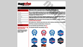 What Magezinepublishing.com website looked like in 2018 (5 years ago)
