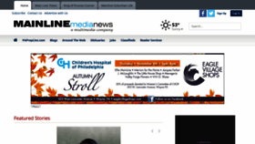 What Mainlinemedianews.com website looked like in 2018 (5 years ago)