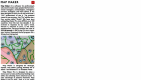 What Mapmaker.com website looked like in 2018 (5 years ago)
