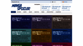 What Mangaspoiler.com website looked like in 2018 (5 years ago)