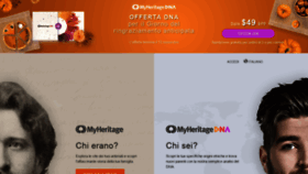 What Myheritage.it website looked like in 2018 (7 years ago)