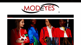 What Modeyes.com website looked like in 2018 (5 years ago)
