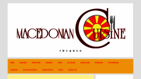 What Macedoniancuisine.com website looked like in 2018 (5 years ago)