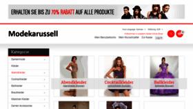 What Modekarussell.shop website looked like in 2018 (5 years ago)