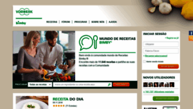 What Mundodereceitasbimby.com.pt website looked like in 2018 (5 years ago)