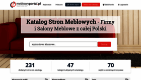 What Meblowyportal.pl website looked like in 2018 (5 years ago)