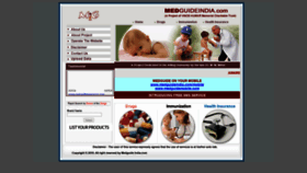 What Medguideindia.com website looked like in 2018 (5 years ago)