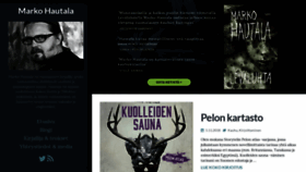 What Markohautala.fi website looked like in 2018 (5 years ago)