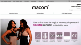 What Macom-medical.com website looked like in 2018 (5 years ago)