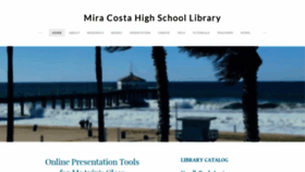 What Mchslibrary.org website looked like in 2018 (5 years ago)