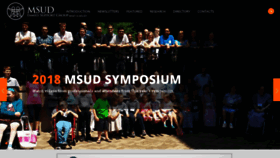 What Msud-support.org website looked like in 2018 (5 years ago)