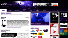 What Musicstage.cz website looked like in 2018 (5 years ago)