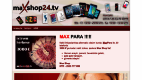What Maxshop24.tv website looked like in 2018 (5 years ago)