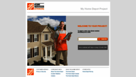 What Myhomedepotproject.com website looked like in 2018 (5 years ago)