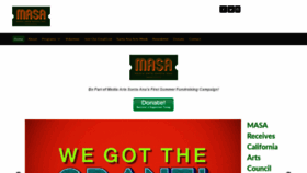 What Masamedia.org website looked like in 2018 (5 years ago)