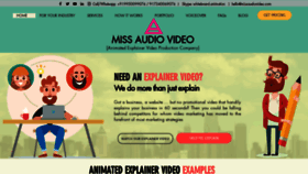 What Missaudiovideo.com website looked like in 2018 (5 years ago)