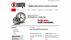 What Mm-konto.si website looked like in 2018 (5 years ago)