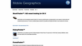 What Mobilegeographics.com website looked like in 2018 (5 years ago)