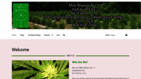 What Milemarker5cbd.com website looked like in 2018 (5 years ago)