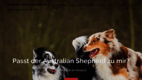 What Myaustralianshepherd.de website looked like in 2018 (5 years ago)