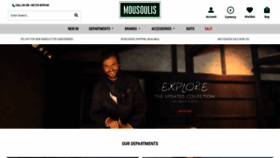 What Mousoulis.com website looked like in 2018 (5 years ago)