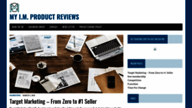 What My-im-product-reviews.com website looked like in 2018 (5 years ago)