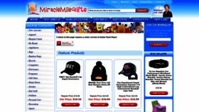 What Miraclemilegifts.com website looked like in 2018 (5 years ago)