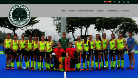 What Macauhoquei.com.br website looked like in 2018 (7 years ago)