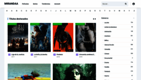 What Mirandaa.es website looked like in 2018 (6 years ago)