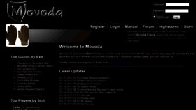 What Movoda.net website looked like in 2018 (5 years ago)