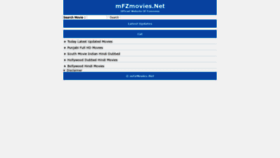 What Mfzmovies.net website looked like in 2018 (5 years ago)