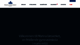 What Marinalaroverket.se website looked like in 2018 (5 years ago)