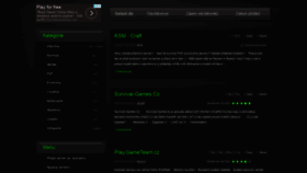 What Minecraft-server-list.cz website looked like in 2018 (5 years ago)