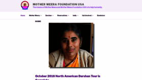What Mothermeerafoundationusa.org website looked like in 2018 (5 years ago)