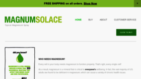 What Magnumsolace.com website looked like in 2018 (5 years ago)