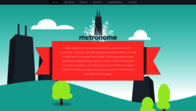What Metronomechicago.com website looked like in 2018 (5 years ago)