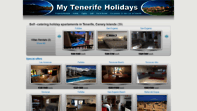 What Mytenerifeholidays.com website looked like in 2018 (5 years ago)