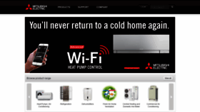 What Mitsubishi-electric.co.nz website looked like in 2018 (5 years ago)