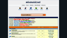 What Muhendisiz.net website looked like in 2018 (5 years ago)