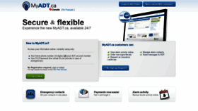 What Myadt.ca website looked like in 2018 (5 years ago)