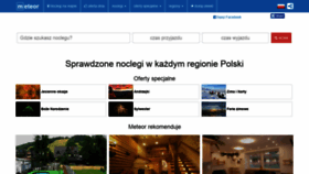 What M.meteor-turystyka.pl website looked like in 2018 (5 years ago)
