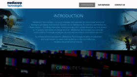 What Mediacorptechnologies.com website looked like in 2018 (5 years ago)