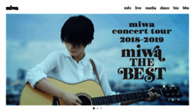 What Miwa-web.com website looked like in 2018 (5 years ago)