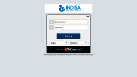 What Mail.indisa.cl website looked like in 2018 (5 years ago)