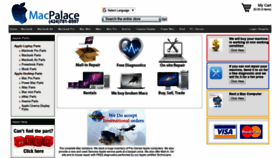 What Macpalace.com website looked like in 2018 (5 years ago)