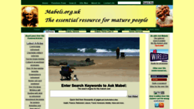 What Mabels.org.uk website looked like in 2018 (5 years ago)