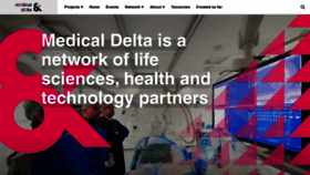 What Medicaldelta.nl website looked like in 2018 (5 years ago)