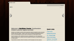 What Mcallistercourier.com website looked like in 2018 (5 years ago)